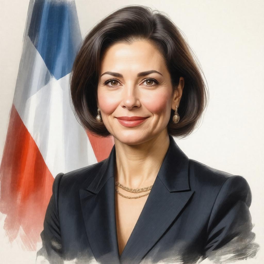 AI-created image of Salome Zourabichvili