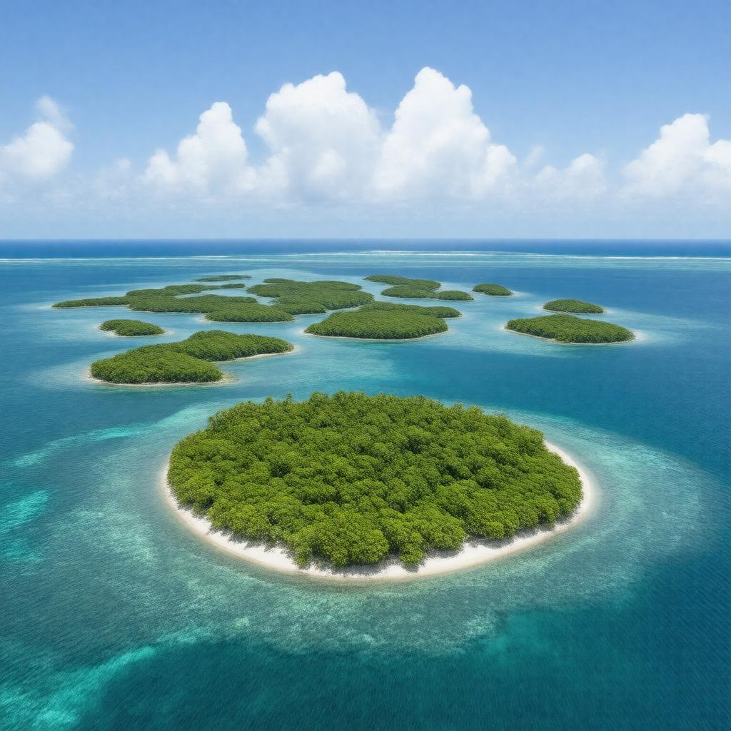 AI-created image of Salomon Islands