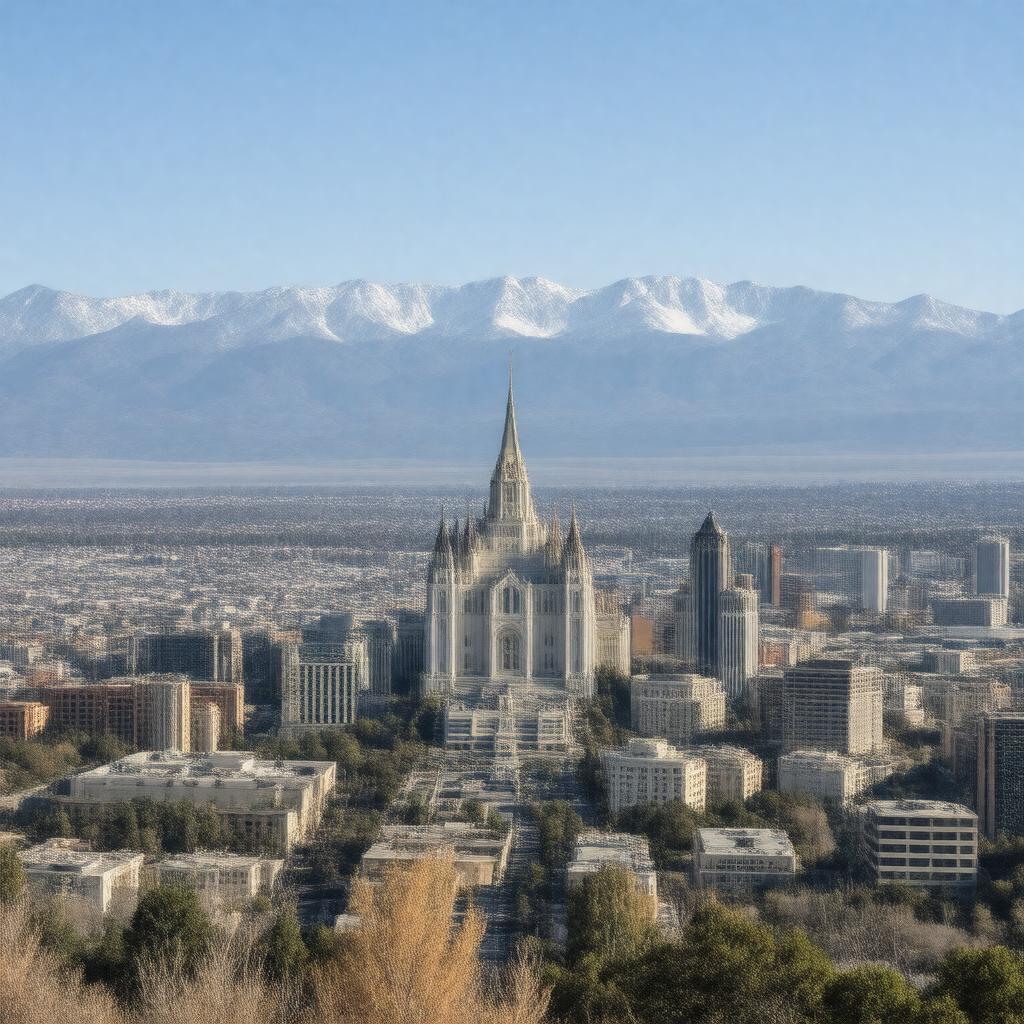 AI-created image of Salt Lake City