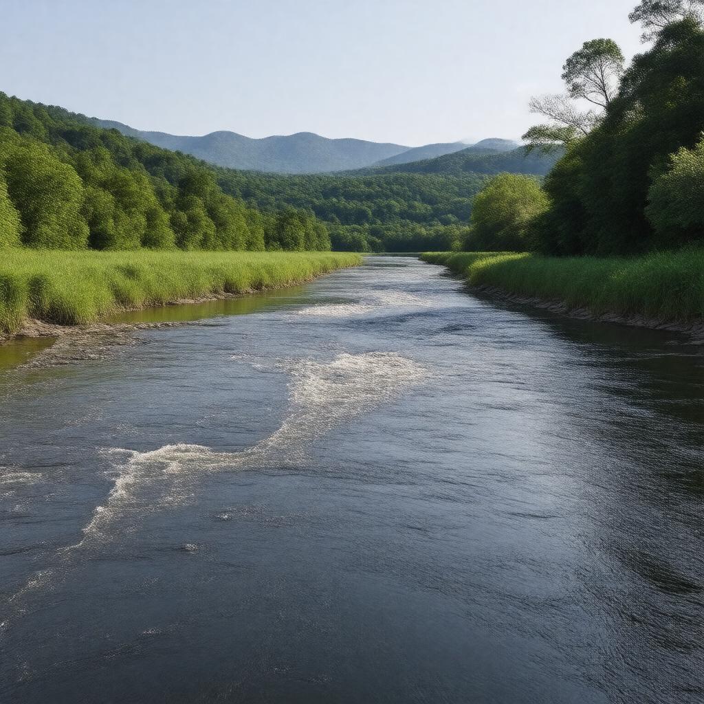 AI-created image of Saluda River