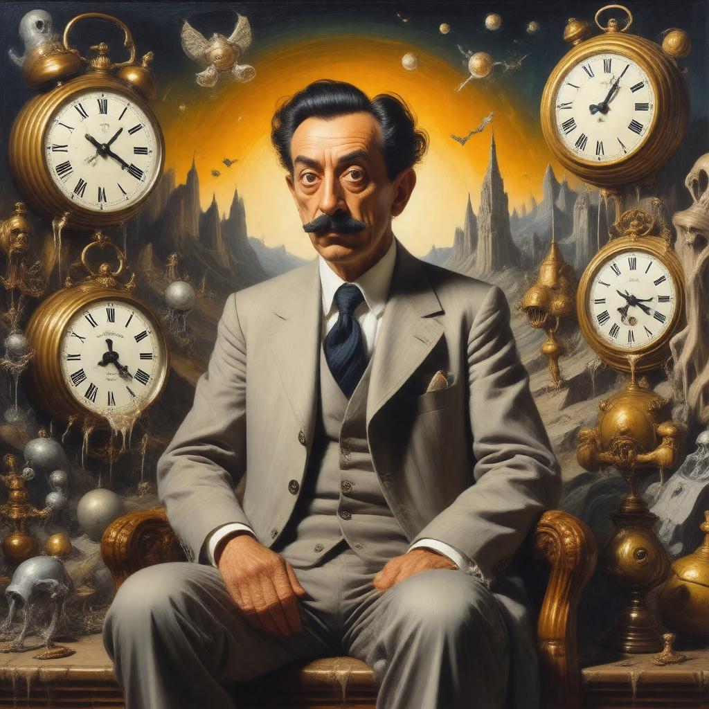 AI-created image of Salvador Dalí