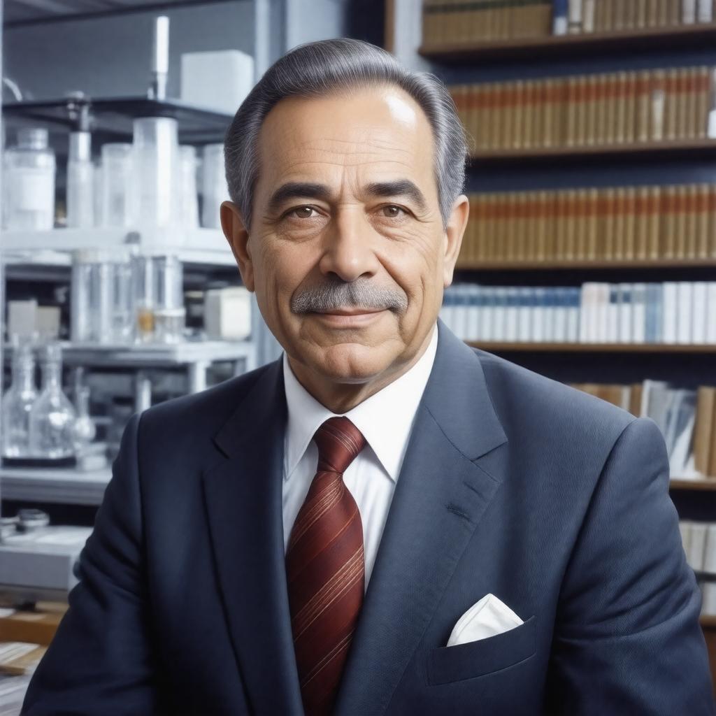 AI-created image of Salvador Luria