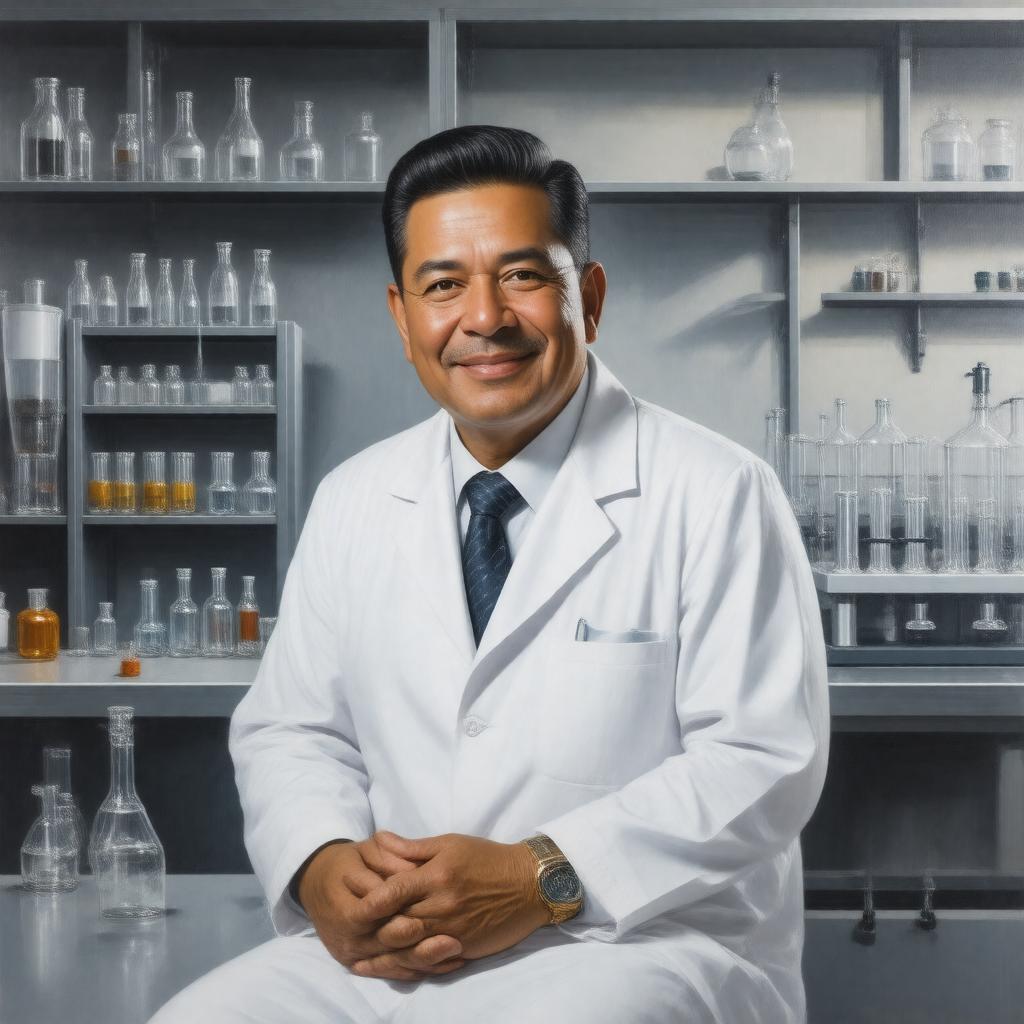 AI-created image of Salvador Moncada