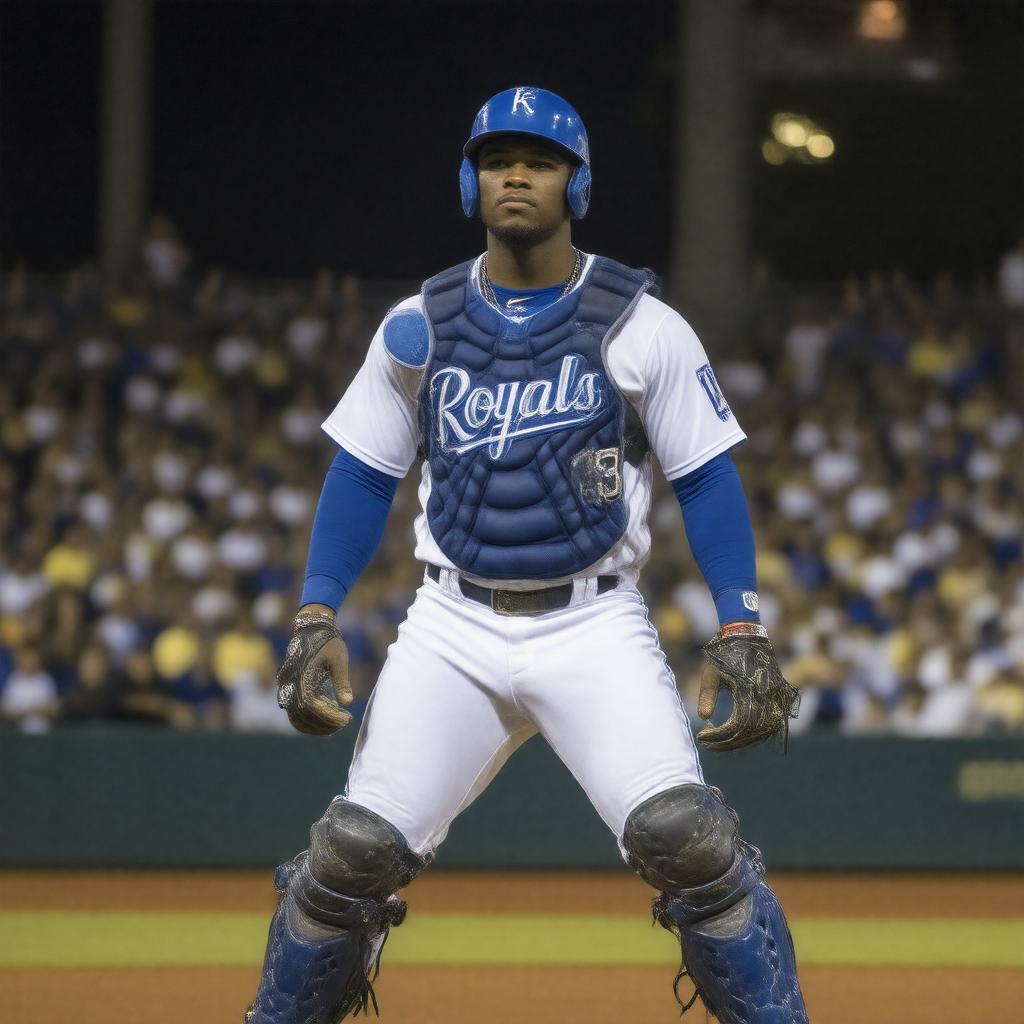 AI-created image of Salvador Pérez