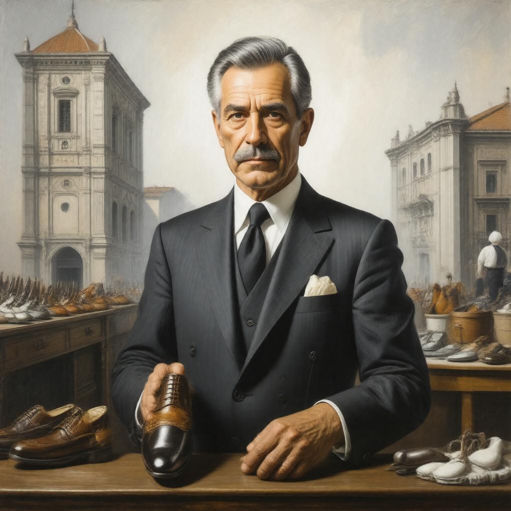 AI-created image of Salvatore Ferragamo