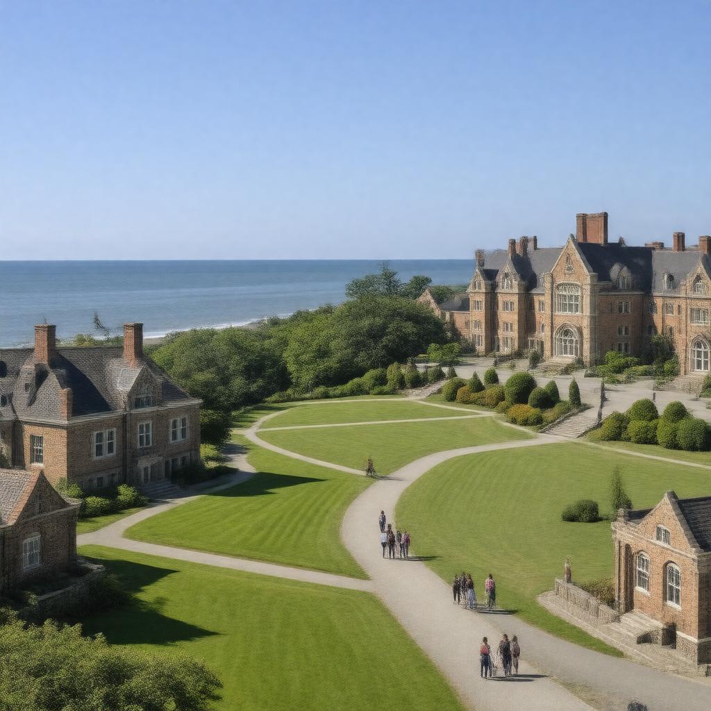 AI-created image of Salve Regina University