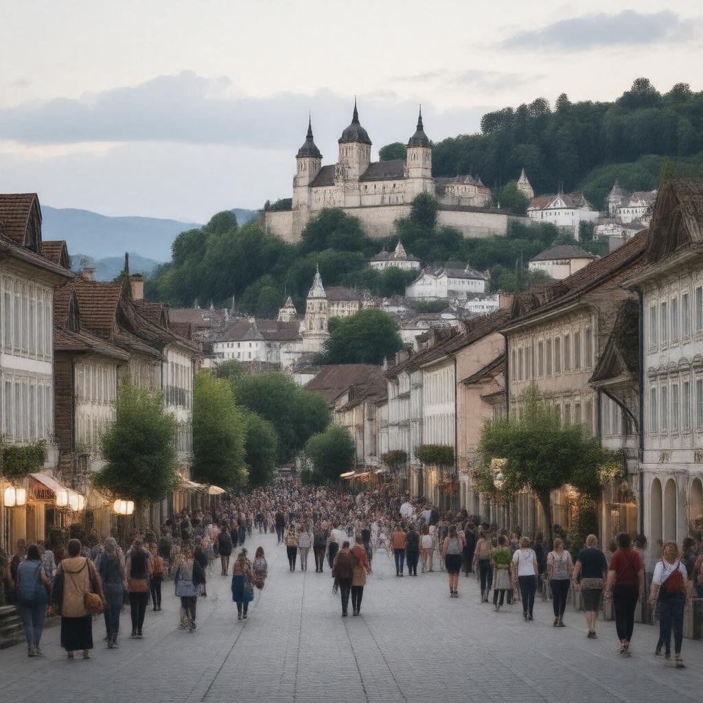 AI-created image of Salzburg