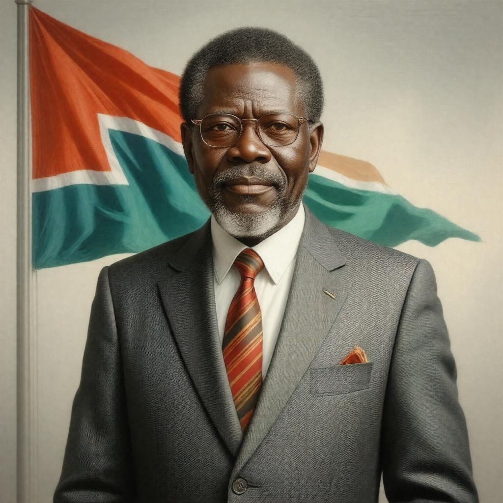 AI-created image of Sam Nujoma