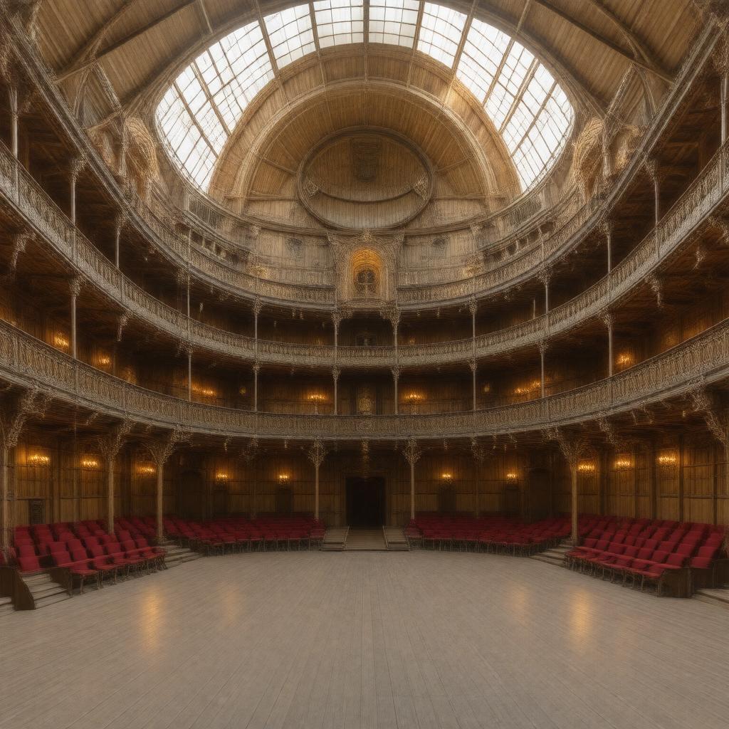 Click to view larger image AI-created image of Sam Wanamaker Playhouse