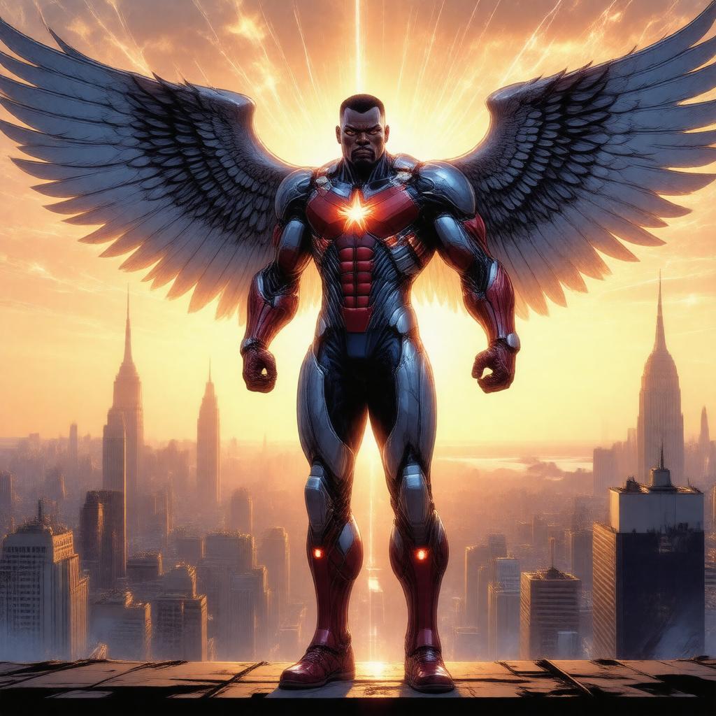 AI-created image of Sam Wilson