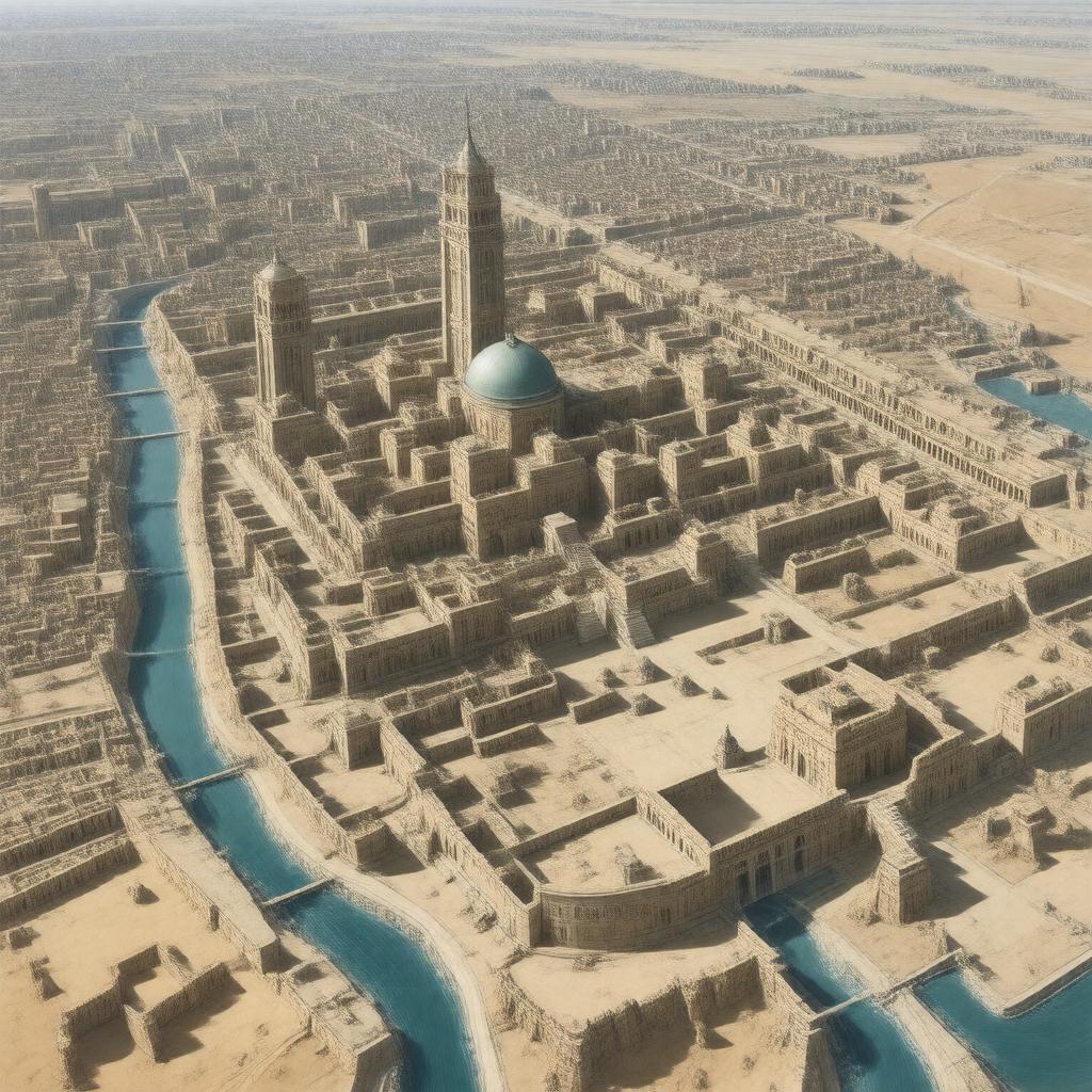AI-created image of Samarra Archaeological City