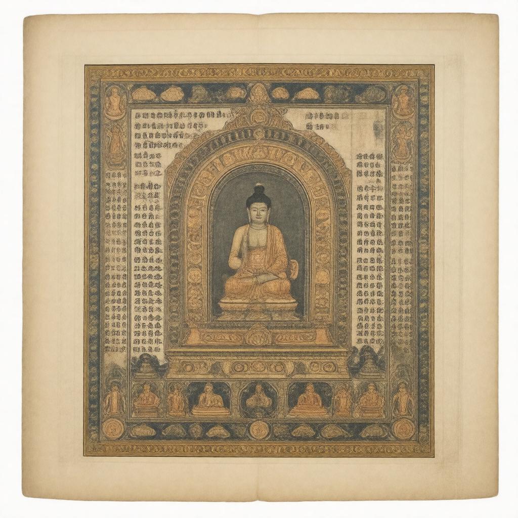AI-created image of Samdhinirmocana Sutra