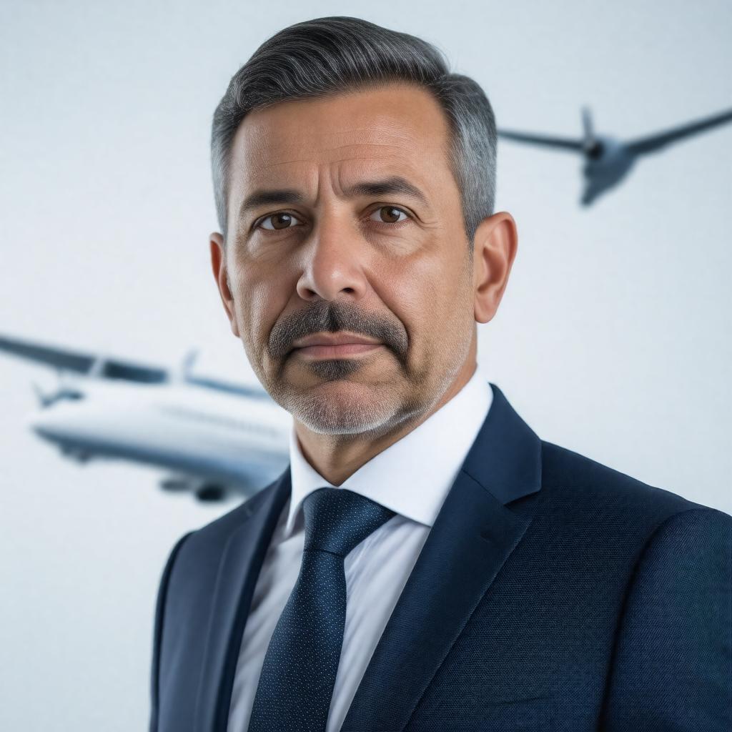 AI-created image of Samer Majali