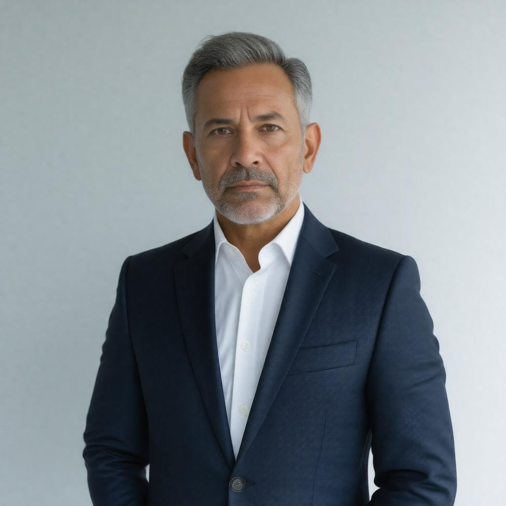 AI-created image of Samir Rao