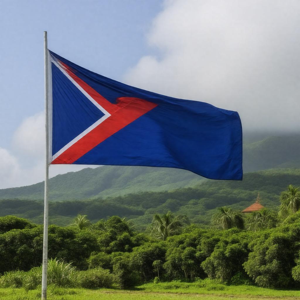 Click to view larger image AI-created image of Samoa, Muamua Le Atua (Samoa, Let God Be First)