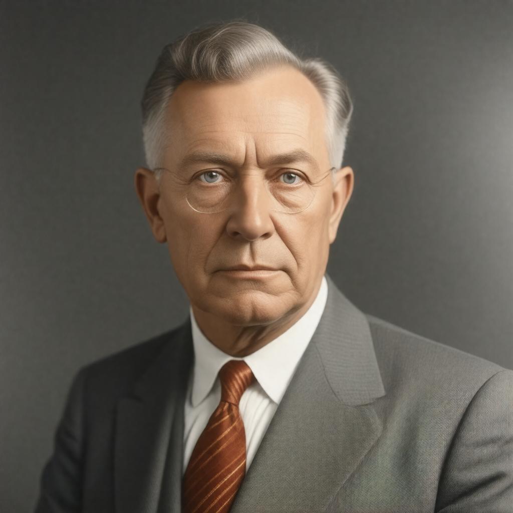 AI-created image of Samuel Abraham Goudsmit