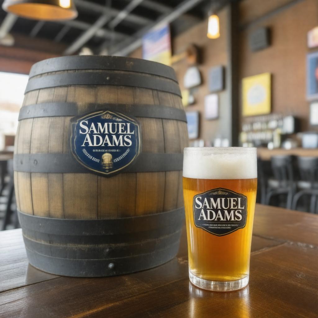 AI-created image of Samuel Adams beer brand