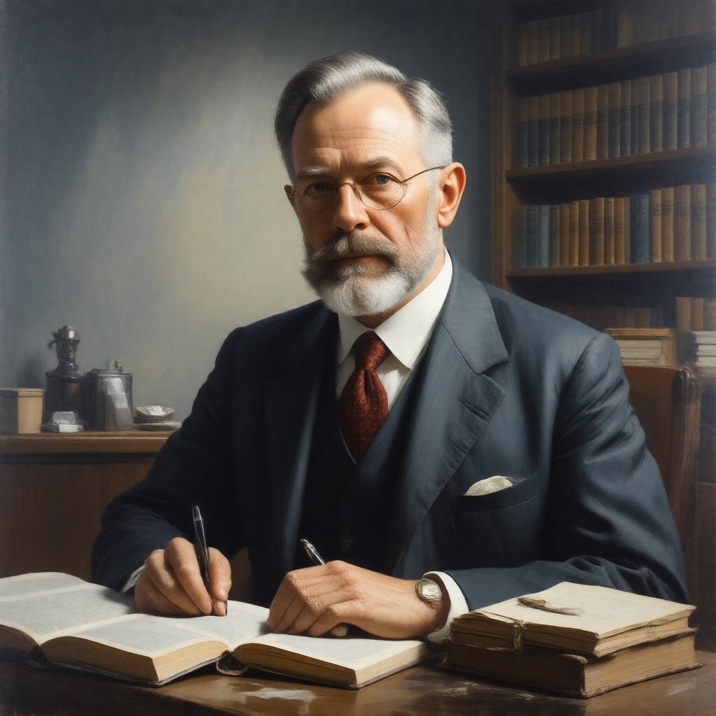 AI-created image of Samuel Bowles