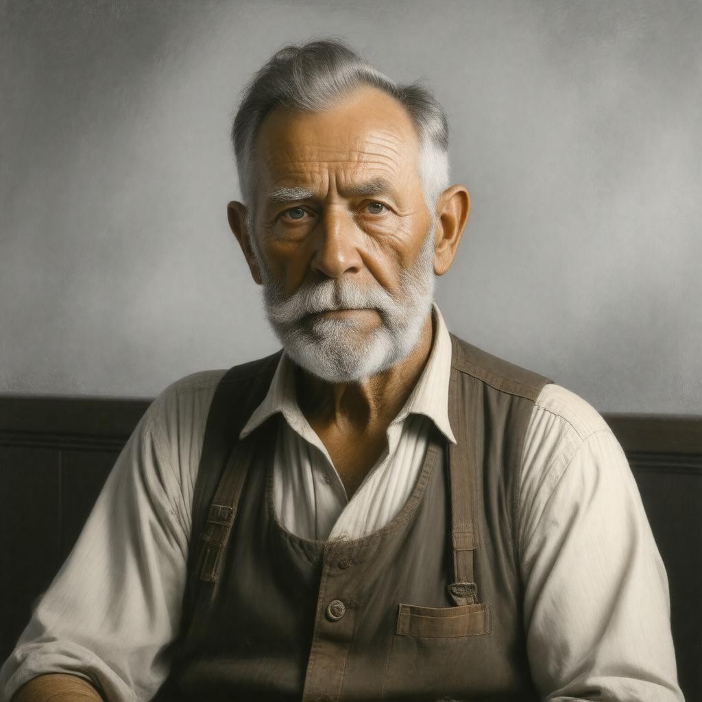 AI-created image of Samuel Caldwell