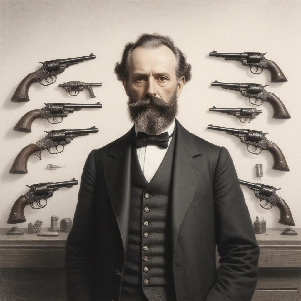 AI-created image of Samuel Colt