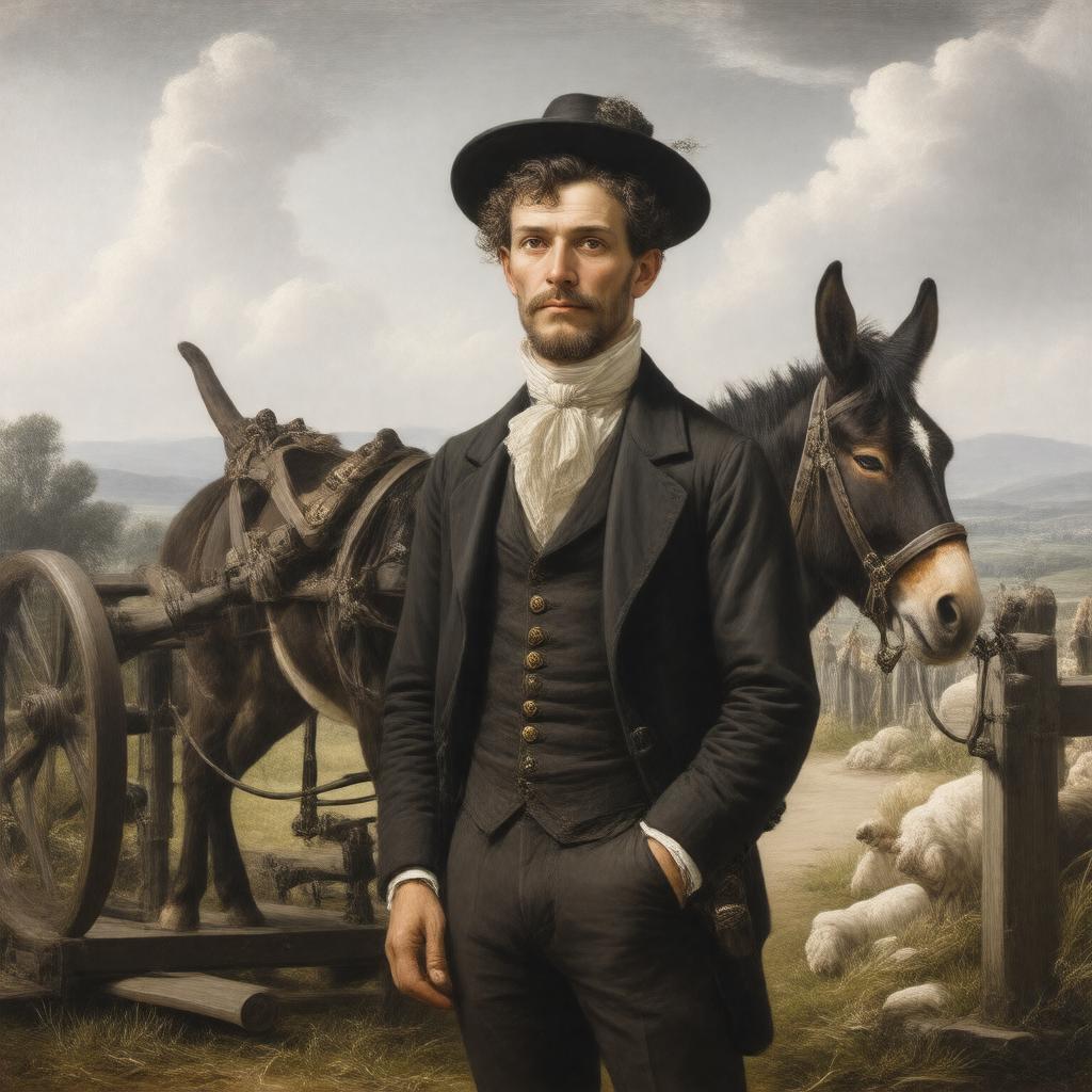 Click to view larger image AI-created image of Samuel Crompton