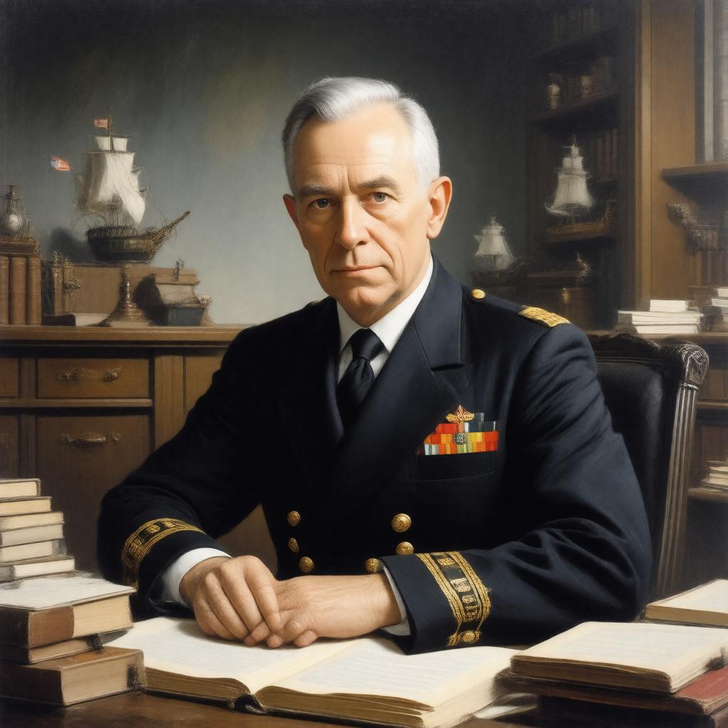 AI-created image of Samuel Eliot Morison