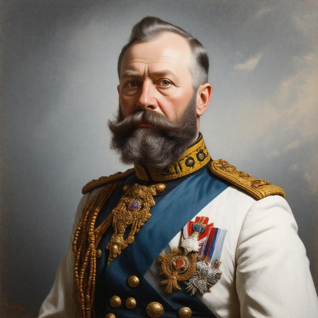 AI-created image of Samuel Greig
