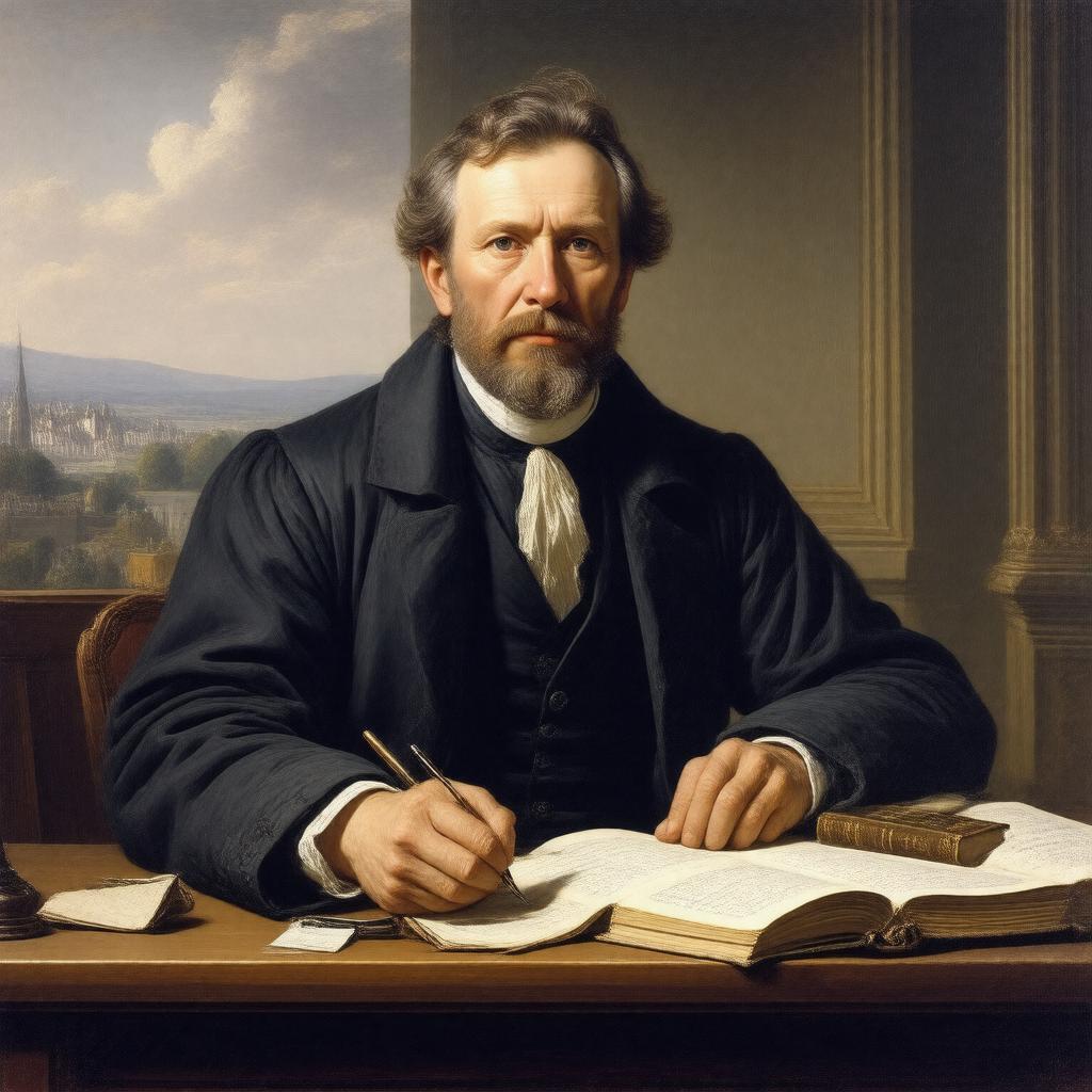 AI-created image of Samuel Madden