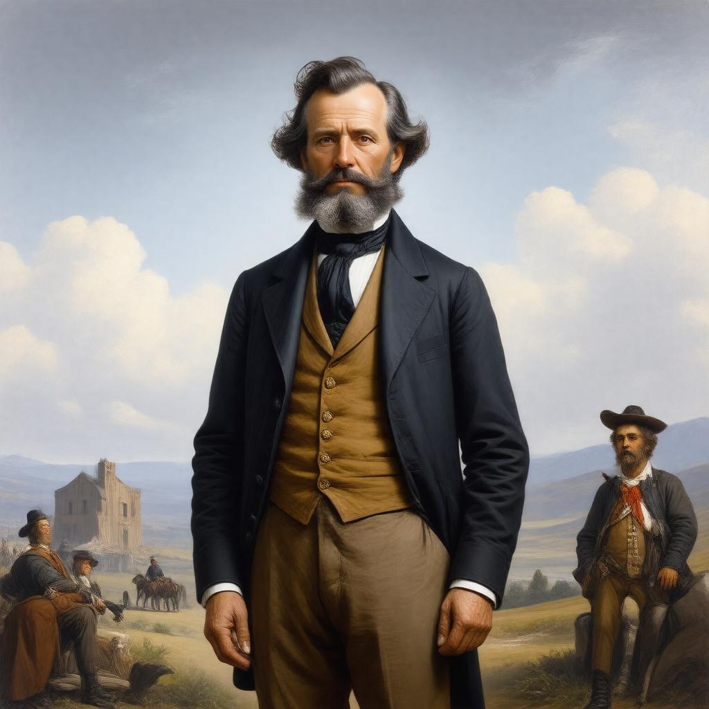 Click to view larger image AI-created image of Samuel Maverick