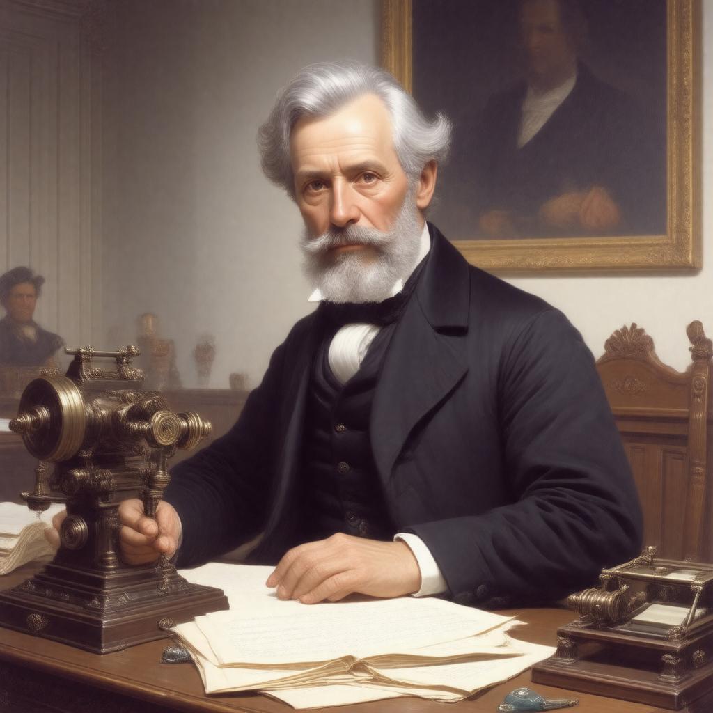 AI-created image of Samuel Morse