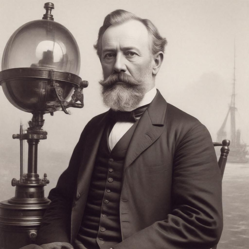 AI-created image of Samuel Pierpont Langley