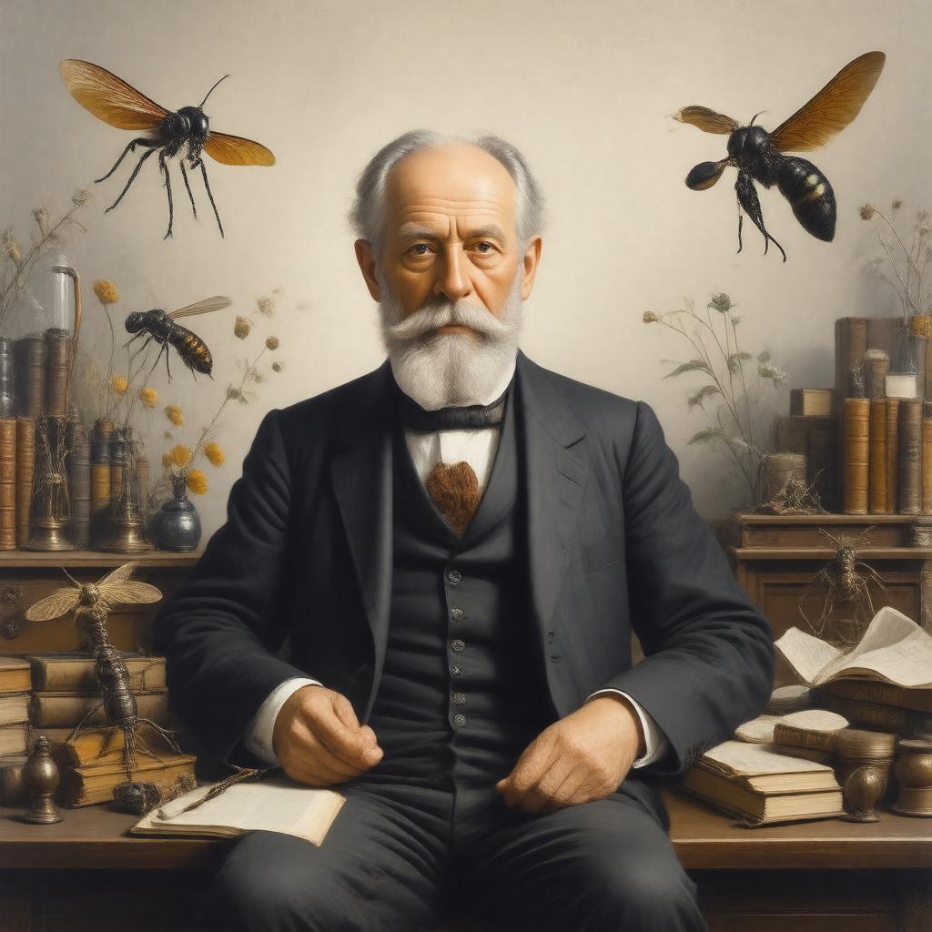 Click to view larger image AI-created image of Samuel Stehman Haldeman