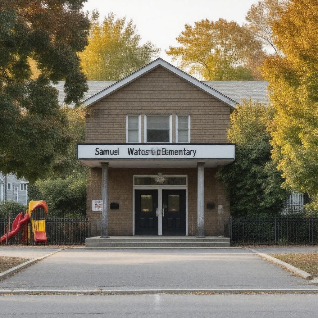 Click to view larger image AI-created image of Samuel Watson Elementary School
