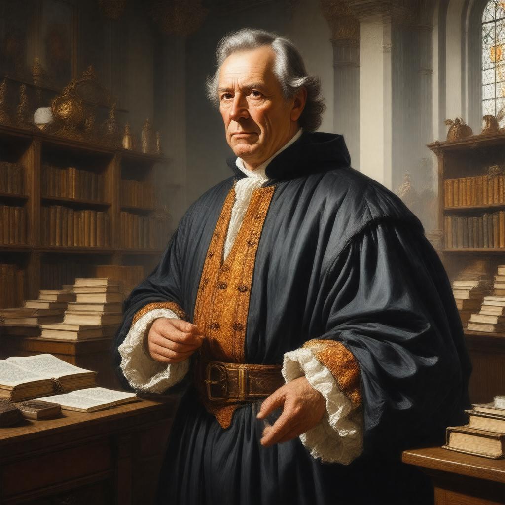 AI-created image of Samuel Wesley (1662–1735)