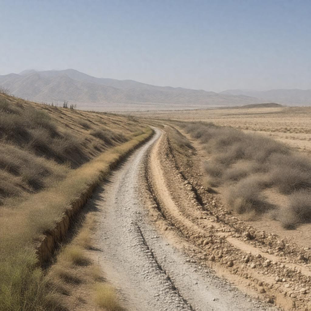 AI-created image of San Andreas Fault