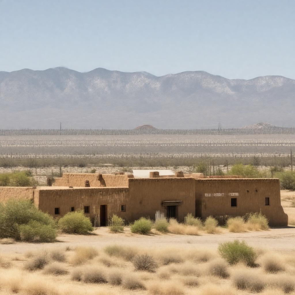 AI-created image of San Antonio, New Mexico