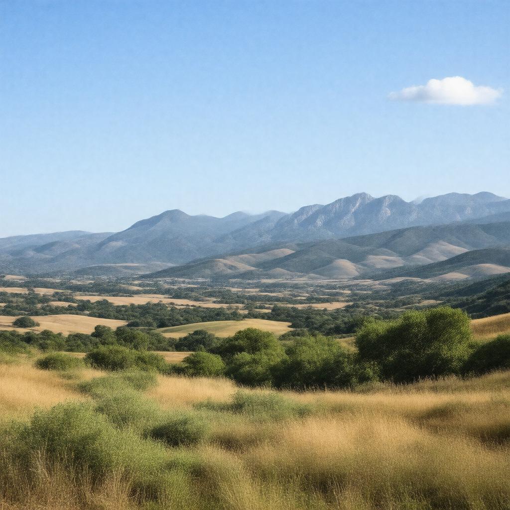 AI-created image of San Benito County, California, USA