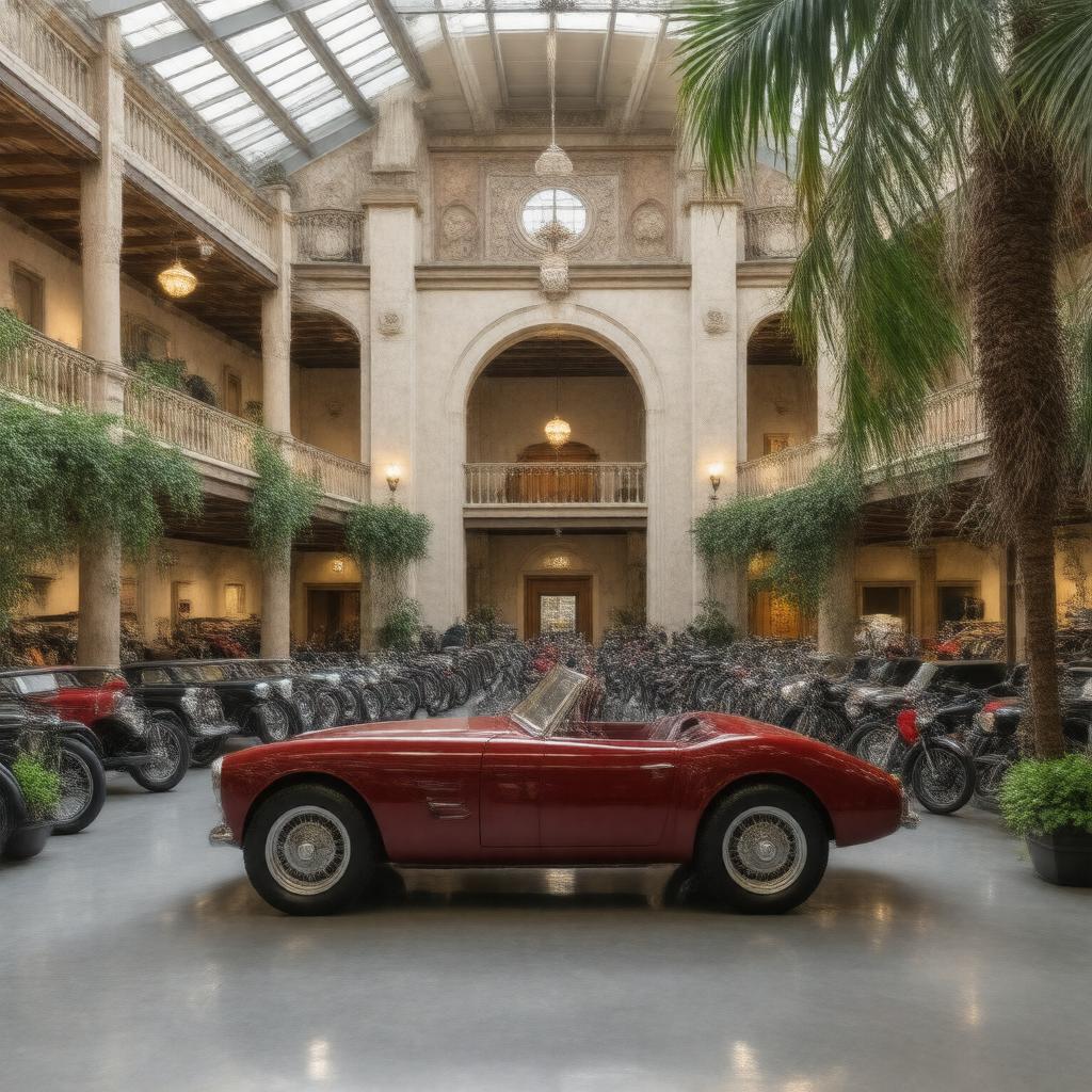 AI-created image of San Diego Automotive Museum