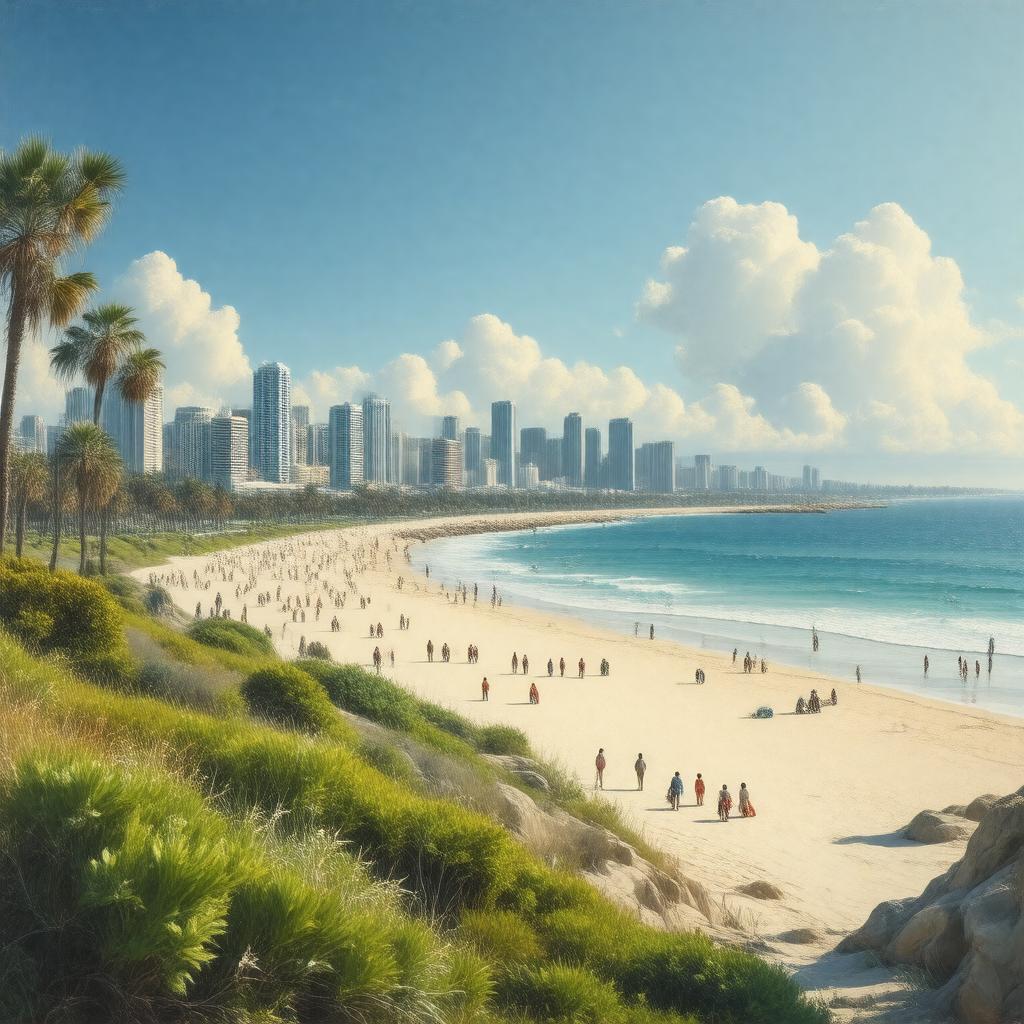 AI-created image of San Diego, California