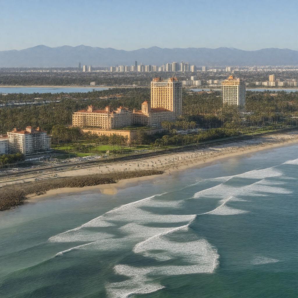 AI-created image of San Diego, California, USA