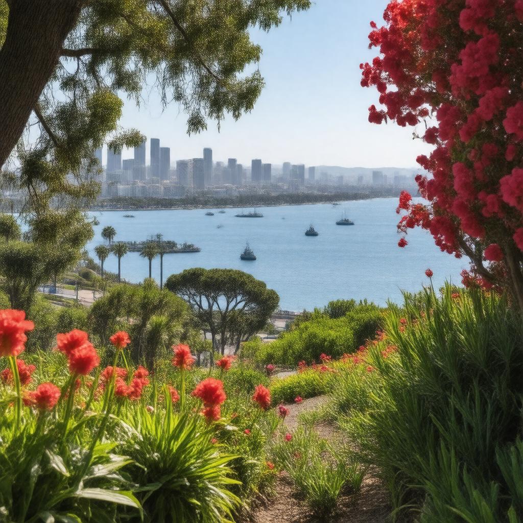 AI-created image of San Diego, California, United States