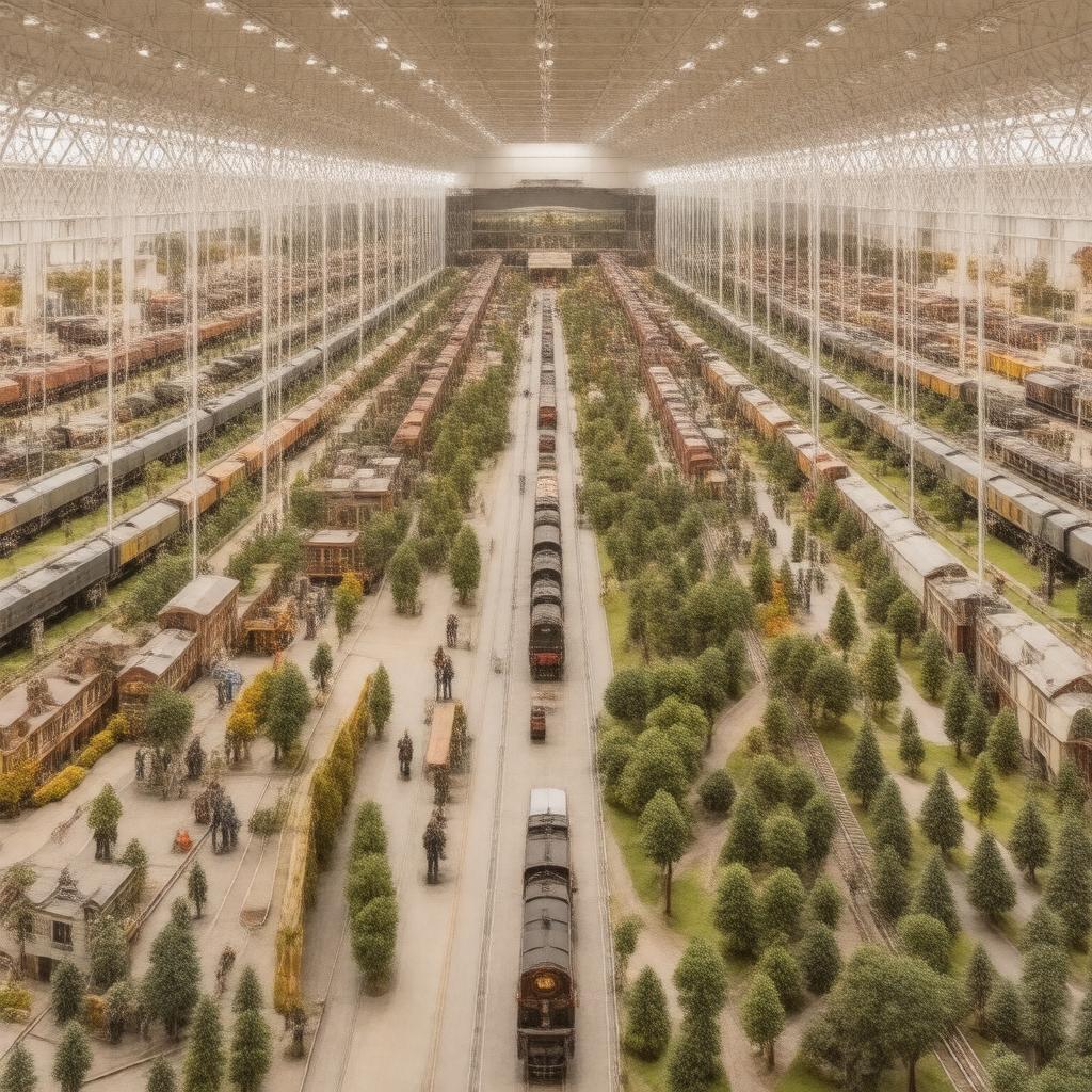 Click to view larger image AI-created image of San Diego Model Railroad Museum