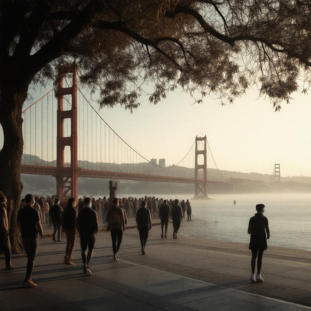 AI-created image of San Francisco 2020