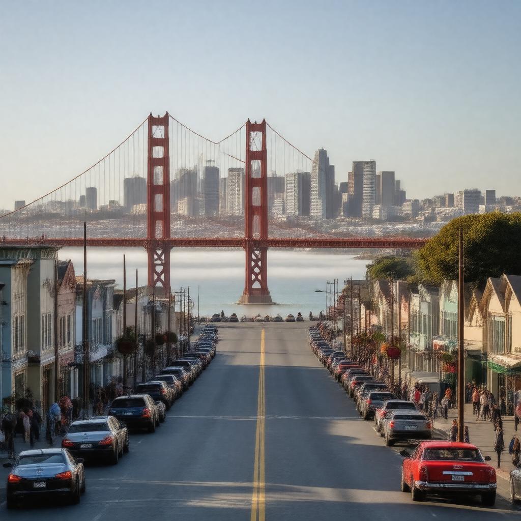 AI-created image of San Francisco, California