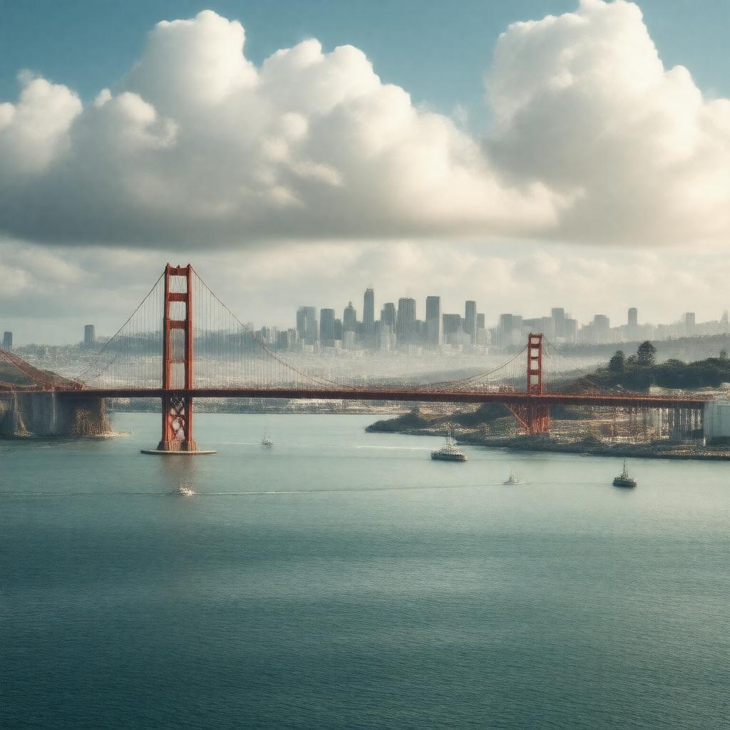 AI-created image of San Francisco, California, USA