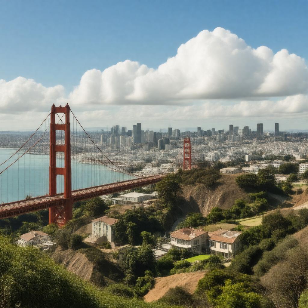 Click to view larger image AI-created image of San Francisco, California, United States