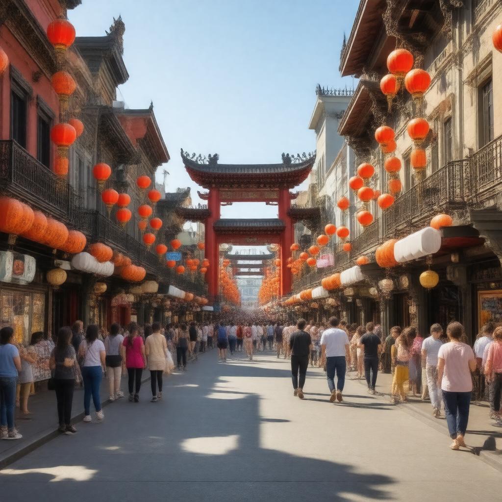 AI-created image of San Francisco Chinatown