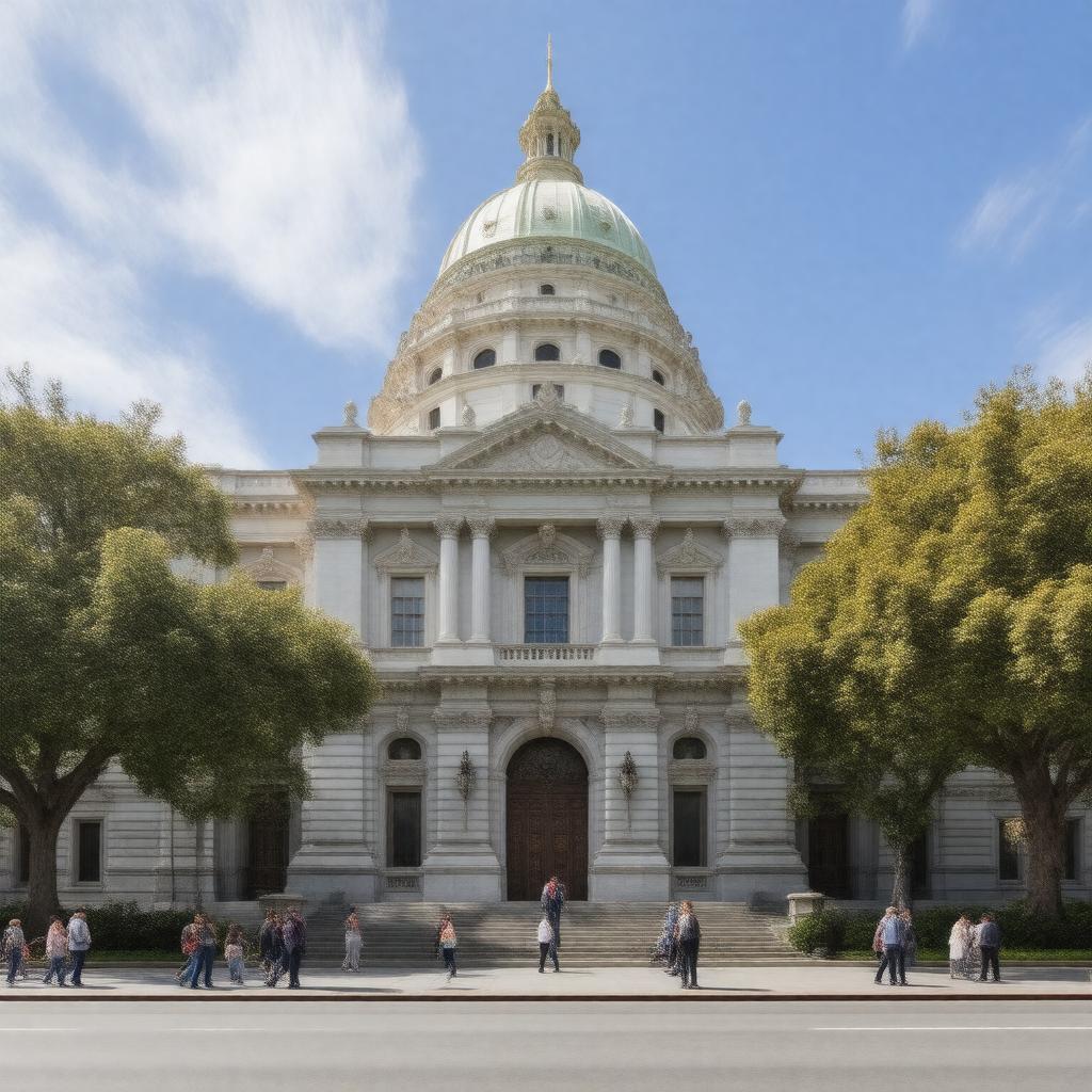 AI-created image of San Francisco City Hall