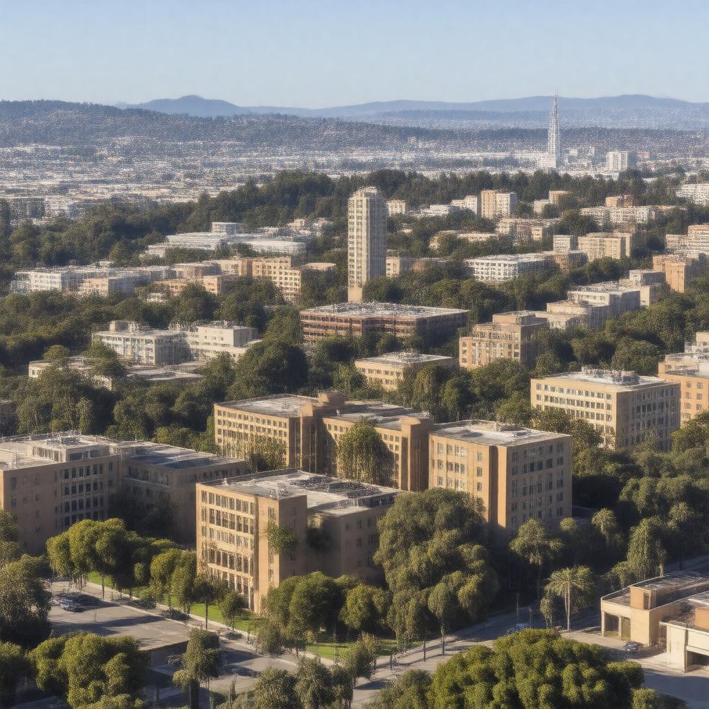 AI-created image of San Francisco State University