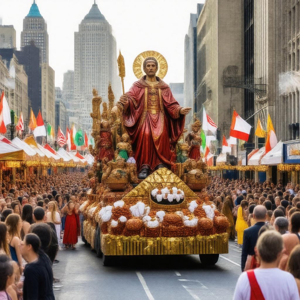 AI-created image of San Gennaro Festival